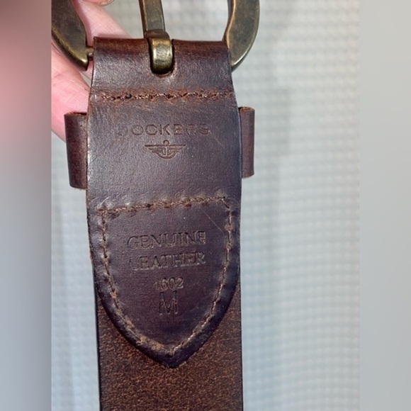 UNISEX dark walnut genuine quality Leather Belt fits 35’’ waist‎ or less size M - Picture 9 of 14